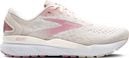 Brooks Ghost 16 Running Shoes White/Pink Women's