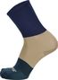 Unisex Santini Big Bengal Socken Blau/Beige