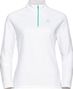 Pile termico Odlo Besso White 1/2 Zip da donna