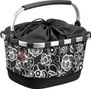 Sacoche de Porte-Bagage Klickfix Carrybag GT Racktime Fleurs Noires