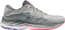 Chaussures de Running Mizuno Femme Wave Rider 27 Gris Rose