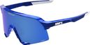 Occhiali 100% S3 RBH Gloss Blue Holographic con lenti a specchio HiPER Royal Blue