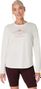 Maglia a maniche lunghe Asics Fujitrail Logo Bianco Donna