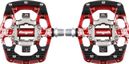 Paire de Pédales Automatiques Hope Union GC Rouge