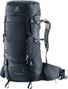Mochila de senderismo Deuter Aircontact Core 50 +10 L, negra, para hombre
