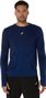 Asics Road Seamless Long Sleeve Jersey Blue Men