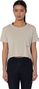 Crop-top de mujer Circle Smooth Operator Beige