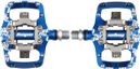 Coppia di pedali automatici Hope Union TC Clip Blu