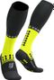 Compressport Full Winter Run Socks Black/Fluorescent Yellow