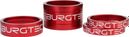 Burgtec Stem Kit Race Red (5 mm x 2, 10 mm, 20 mm)
