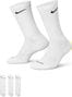 Chaussettes (3 paires) Nike Everyday Plus Cushioned Blanc