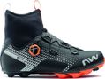 Pair of Northwave Celsius XC GTX MTB Shoes Black Orange