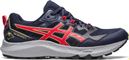 Asics Gel Sonoma 7 Blue Red Trail Running Shoes