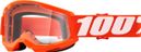 100%-Masque STRATA 2 Youth Orange Clear Lens