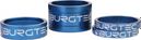 Burgtec Stem Kit Deep Blue (5 mm x 2, 10 mm, 20 mm)