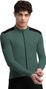 Maillot vélo thermique homme Cyclisme SRX M4 Volta Vert Armée