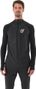 Compressport Hurricane Windproof 1/2 Zip Antivento Baselayer Nero
