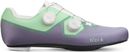 Zapatillas de carretera Fizik Lyra moradas/verdes
