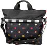 Klickfix Side bag Bikebasket OVAL M dots