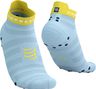 Compressport Pro Racing V4.0 Ultralight Run Low Socks Blau/Gelb
