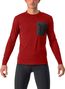 Maglia manica lunga Castelli Unlimited Merino Rosso