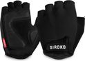Mitaines de vélo Cyclisme Homme et Femme Aero Black Noir