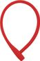 Cerradura roja Knog Kransky