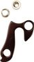 Patte derailleur alu  adaptable    cadre trek / felt / commencal / haibike (gh - 033)