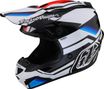 Troy Lee Designs GP Apex Full Face Helmet White/Blue
