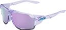 100% Goggles - Norvik - Polished Translucent - Hiper Lavender Violet Mirror Lenses
