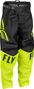 Pantalon Fly F-16 Noir / Jaune Fluo Enfant