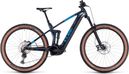 Prodotto ricondizionato - MTB elettrica a sospensione integrale Cube Stereo Hybrid 140 HPC SLX 750 Shimano Deore/XT 12V 750 Wh 29'' Liquid Blue 2023