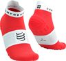 Chaussettes Compressport Pro Racing V4.0 Ultralight Run Low Rouge/Blanc