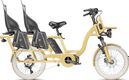 Vélo Cargo GAYA  L'Original Le Long  Moka  Pack Bébés