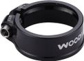 WOODMAN Abrazadera de sillín DEATHGRIP TCSL TITANE Negro