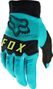 Lange Handschuhe Fox Dirtpaw Teal Blau