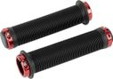 Position One BMX grips 145mm Black/Red