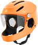 Virgo Integral Orange - Casque Intégral Urbain avec visière et phare arrière