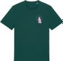 Çois Unisex T-Shirt - Cycling is Religion - Green