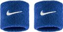 Nike Swoosh Classic Schwamm-Armband (x2) Blau
