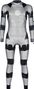 Traje de neopreno Arena SAMS Carbon para mujer, plateado/negro 