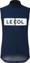 Men's Sleeveless Windbreaker Vest Le Col Sport Logo Blue
