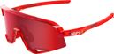 100% Slendale Campari Translucent Red Sunglasses - HiPER Fire Red Mirror