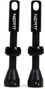 Neatt Premium Presta Pair of Tubeless Valves Black