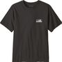 Camiseta Patagonia 73 Skyline negra para hombre