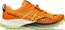 Chaussures Trail Asics Fuji Lite 4 Orange Vert Homme