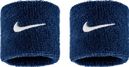 Muñequera de esponja (x2) Nike Swoosh Classic Azul