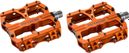 Paar Reverse Escape Orange Flat Pedals