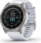 Montre de Sport Garmin Epix Pro Gen 2 Sapphire Titane 51mm Blanc Argent