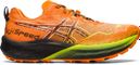 Asics Fujispeed 2 Naranja Negro Zapatillas de Trail para Hombre